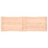 Tablero de mesa madera maciza borde natural 200x60x(2-6)