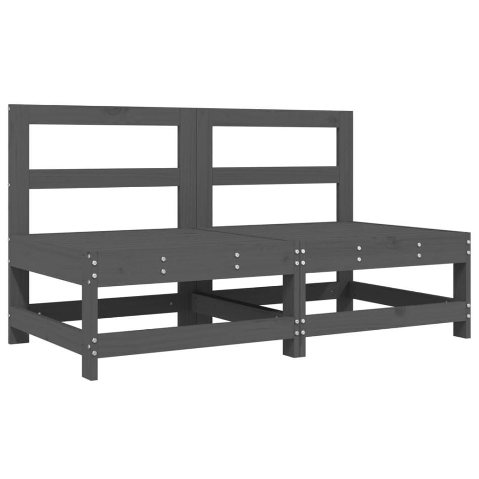 Mesa y taburetes altos jardín 6 pzas madera maciza de pino