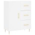 Aparador alto madera contrachapada blanco 69,5x34x180