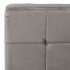 Silla de relajación de terciopelo gris claro 65x79x87