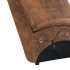 Diván de masaje con almohada de piel de ante artificial