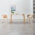 Silla de comedor madera curvada y cuero sintético