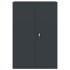 Armario archivador de acero gris antracita 90x40x140