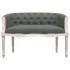 Banco de tela gris oscuro 98x56x69