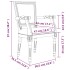 Silla de comedor terciopelo gris