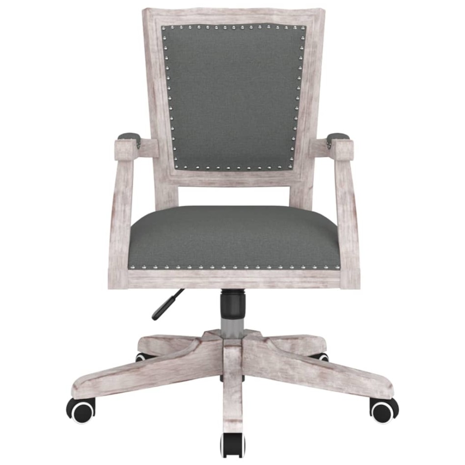 Silla de oficina giratoria tela gris