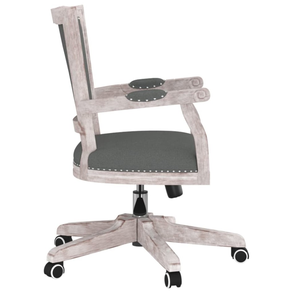 Silla de oficina giratoria tela gris