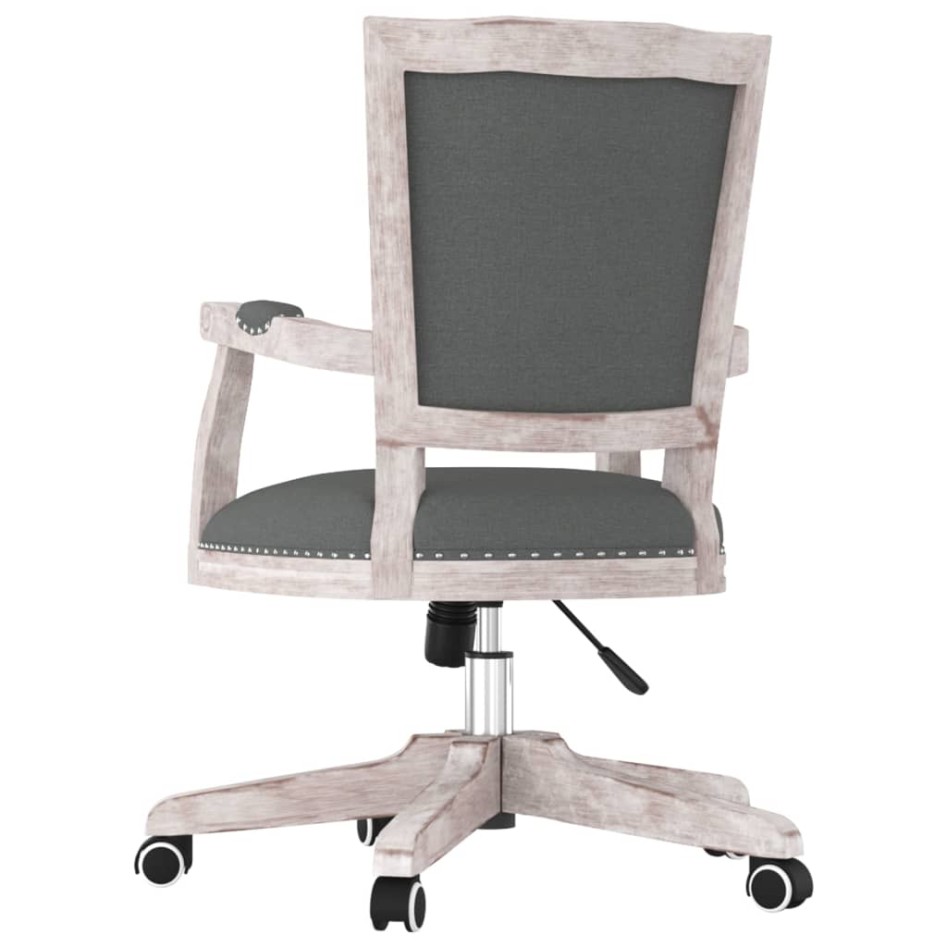 Silla de oficina giratoria tela gris