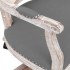 Silla de oficina giratoria tela gris