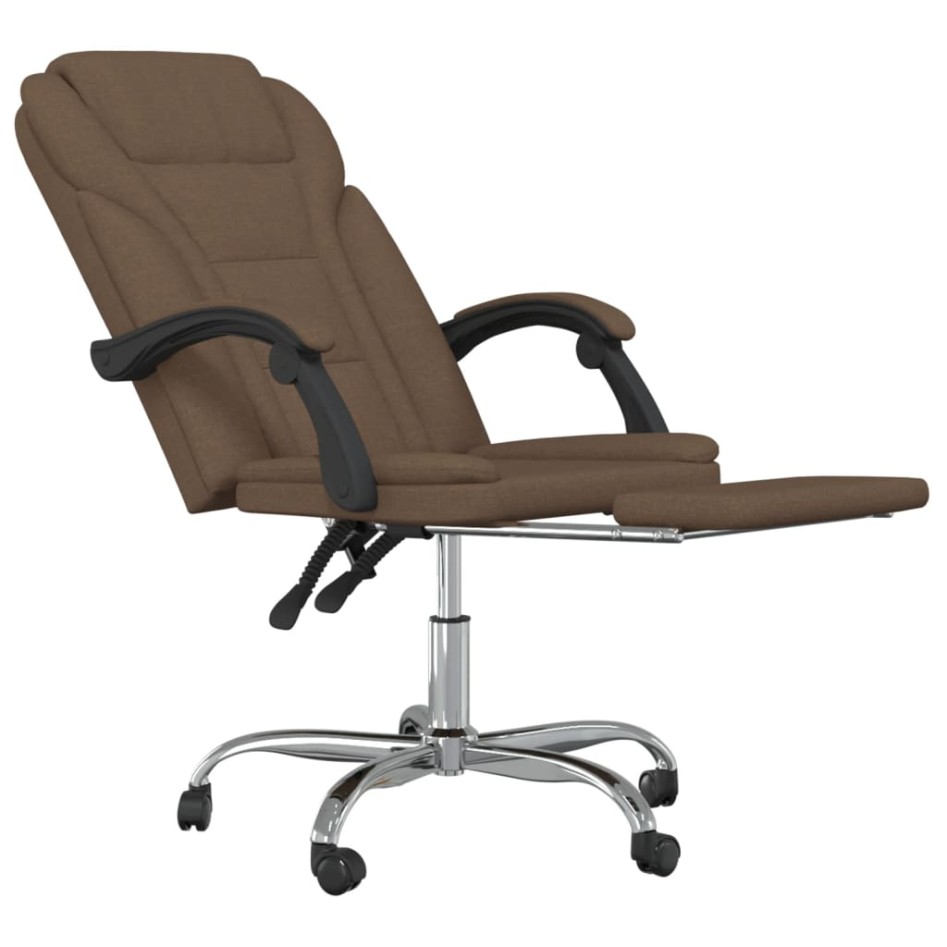 Silla de oficina reclinable de tela