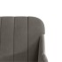 Banco de terciopelo gris oscuro 110x76x80