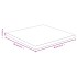 Tablero de mesa de bambú 80x80x4
