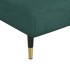 Sofá diván de terciopelo verde