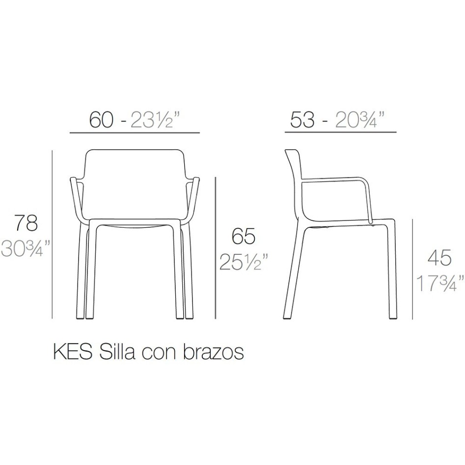 Sillón de diseño, modelo Kes