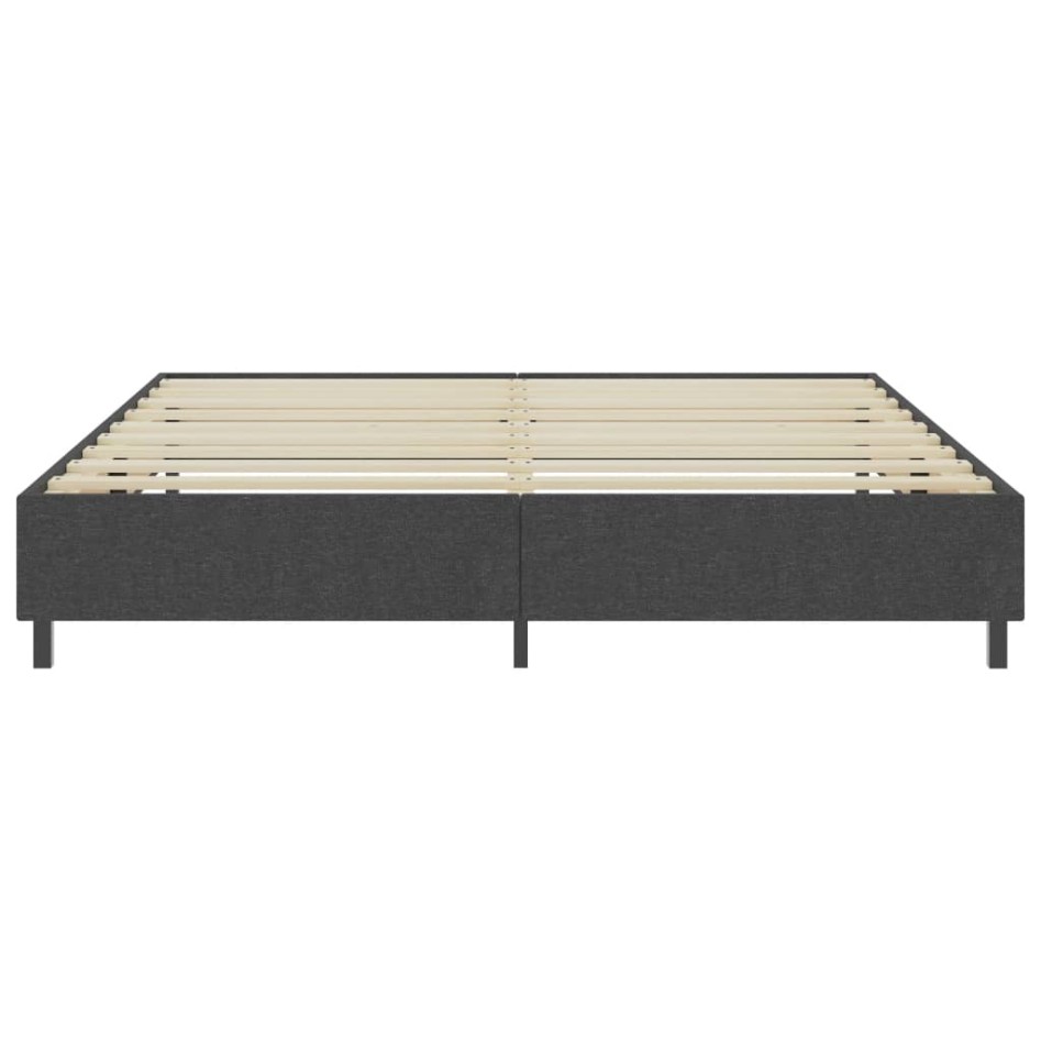Estructura de cama Box Spring tela gris 200x200