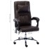 Silla de oficina de masaje de cuero sintético