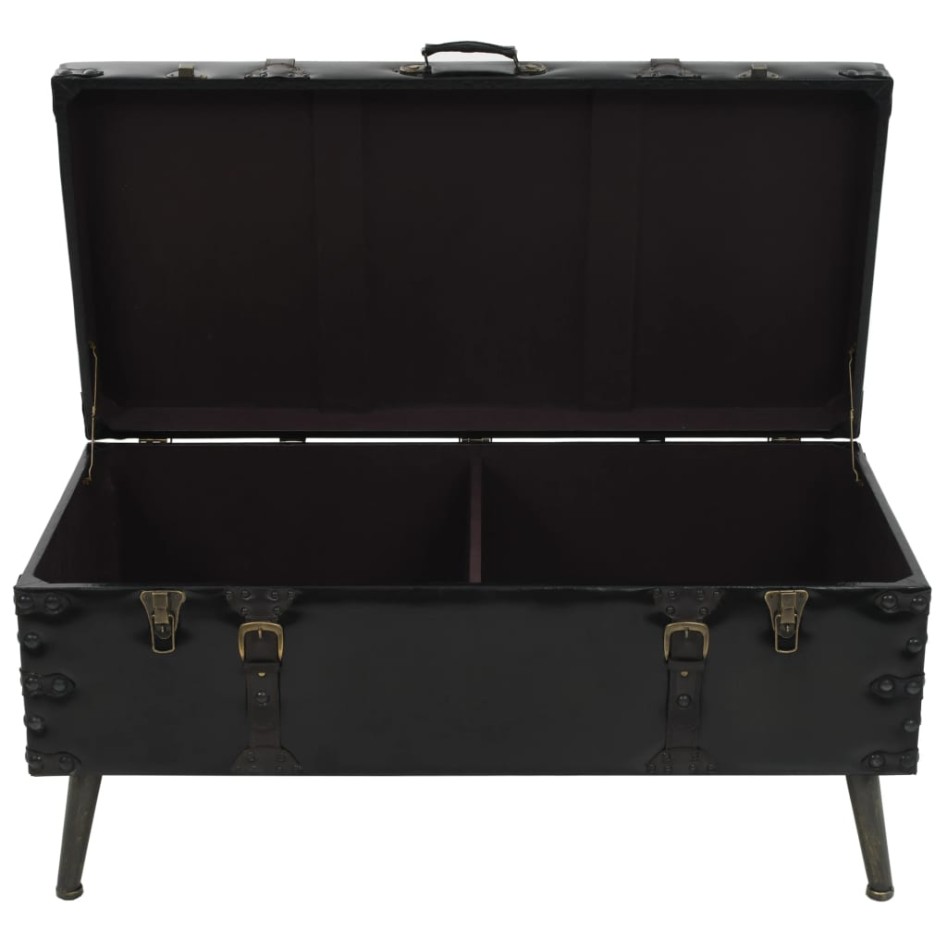 Mesa de centro de MDF y acero 102x51x48