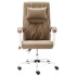 Silla de oficina de masaje de tela gris