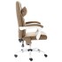 Silla de oficina de masaje de tela gris