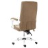 Silla de oficina de masaje de tela gris