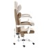 Silla de oficina de masaje de tela gris