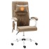 Silla de oficina de masaje de tela gris