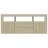 Mueble para TV madera contrachapada color roble 120x30x50