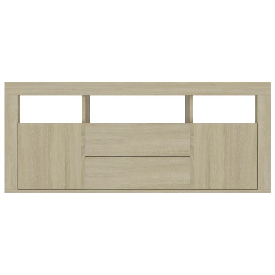 Mueble para TV madera contrachapada color roble 120x30x50