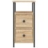 Mesitas noche 2 uds madera ingeniería roble Sonoma 30x60x60