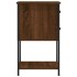 Mesitas noche 2 uds madera ingeniería marrón roble 32x42x70