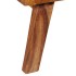 Armario auxiliar de madera maciza de sheesham 60x35x76