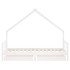 Estructura cama infantil y cajones madera pino blanco 90x190