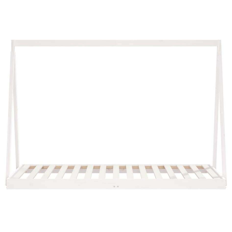 Estructura de cama para niños madera de pino blanco 90x190
