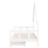 Estructura cama niños con cajones madera pino blanco 90x200