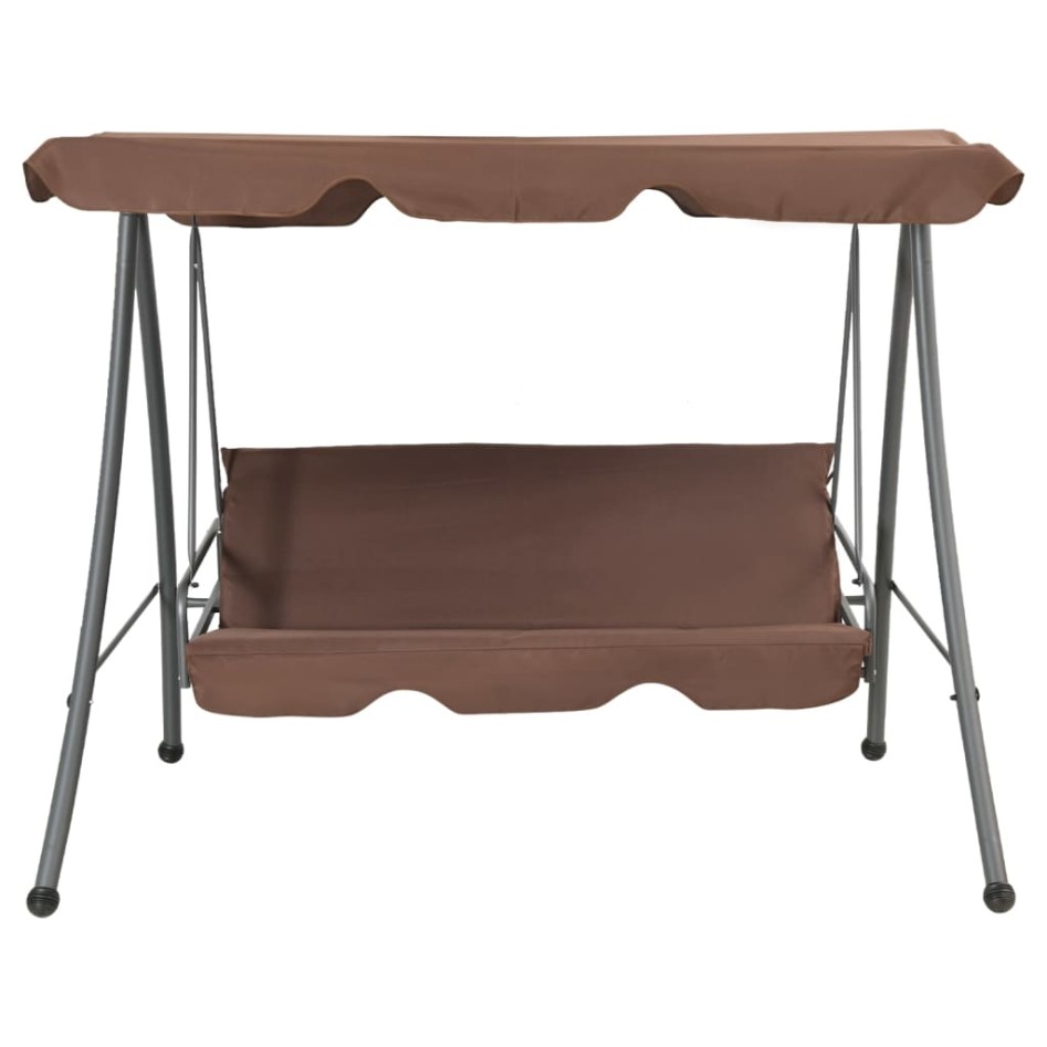 Banco columpio de exterior con dosel color