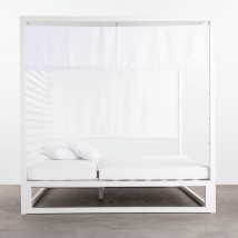 Cama Balinesa reclinable, modelo White Simae