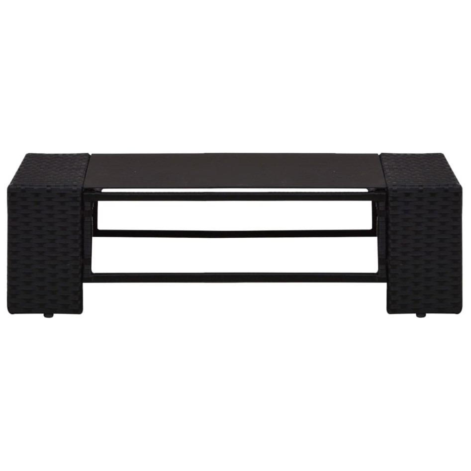 Juego de muebles de jardín 2 piezas ratán sintético