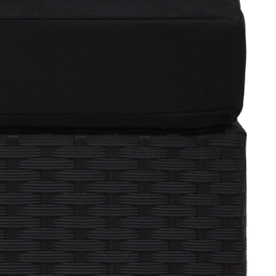 Juego de muebles de jardín 2 piezas ratán sintético