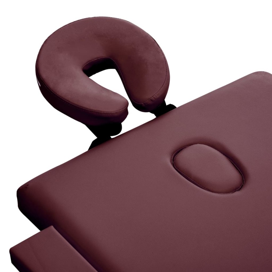 Camilla de masaje plegable 2 zonas aluminio