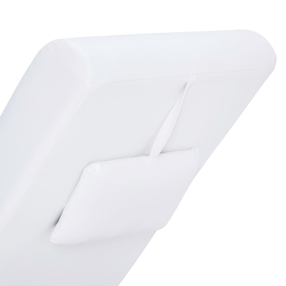 Diván de masaje con almohada de cuero sintético