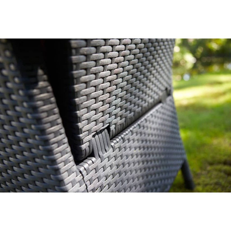 Keter Sillas de jardín reclinables Vermont 2 uds