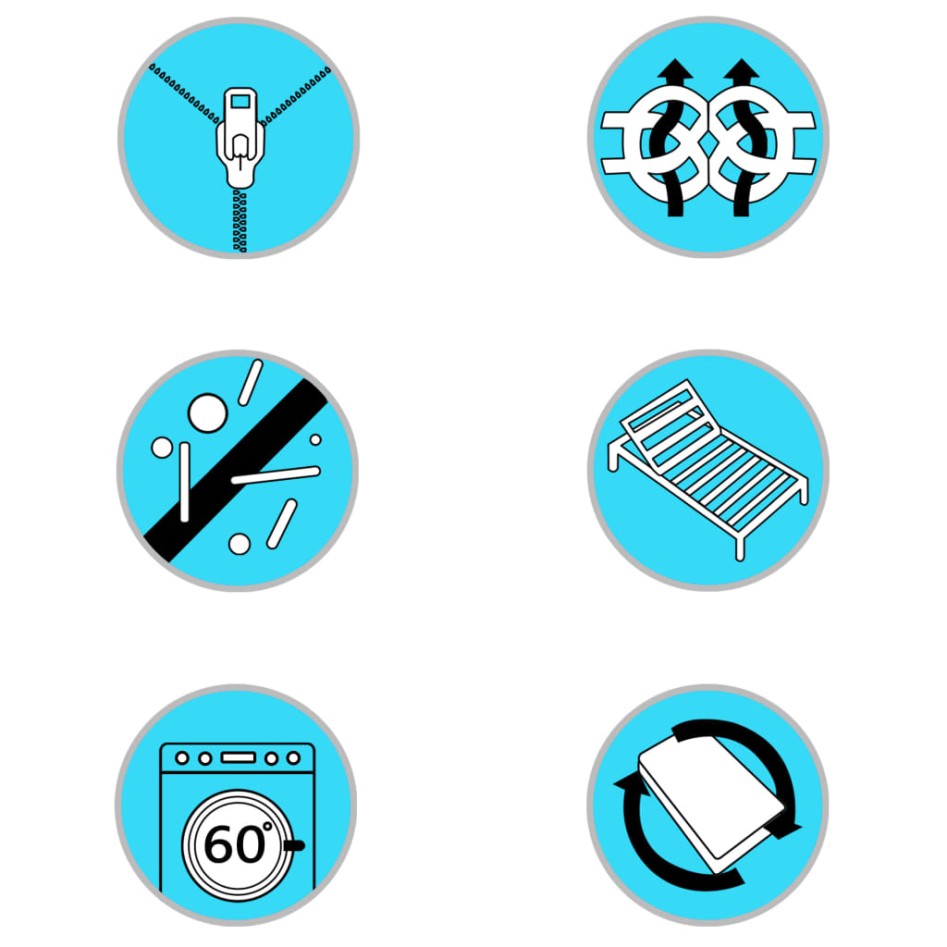 Sobrecolchón 180x200 cm espuma de gel 7