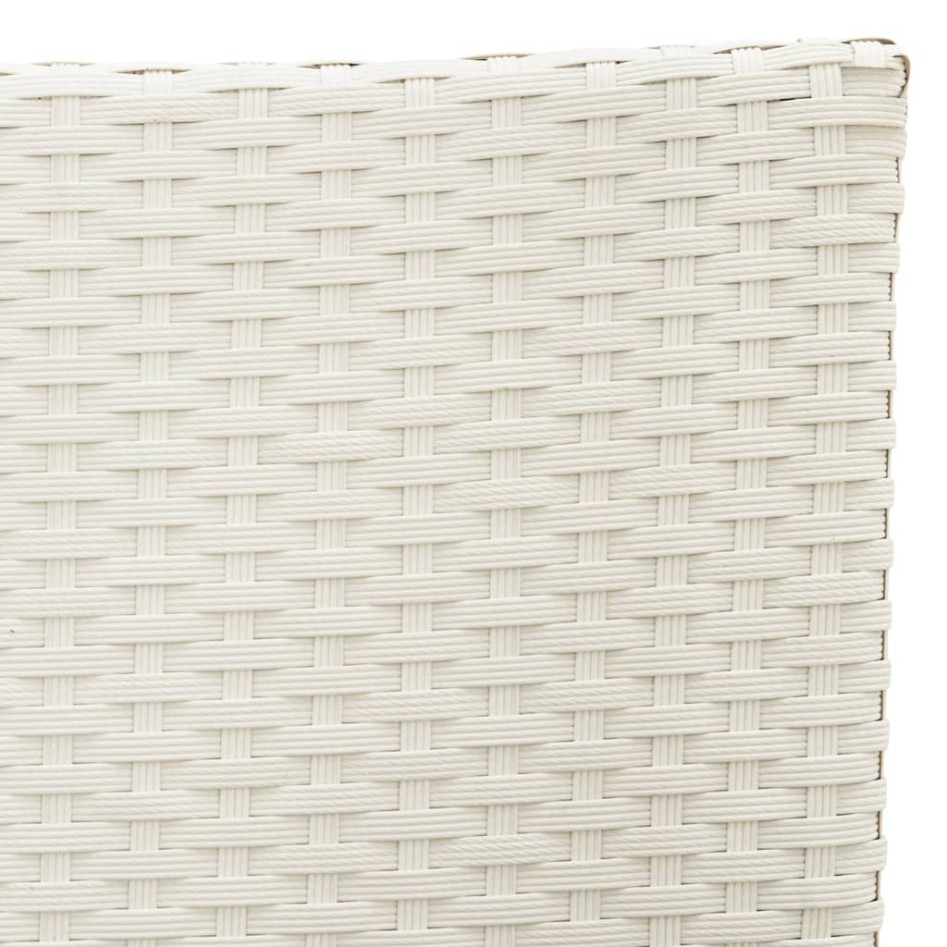 Sillas de jardín 2 unidades con cojines ratán sintético