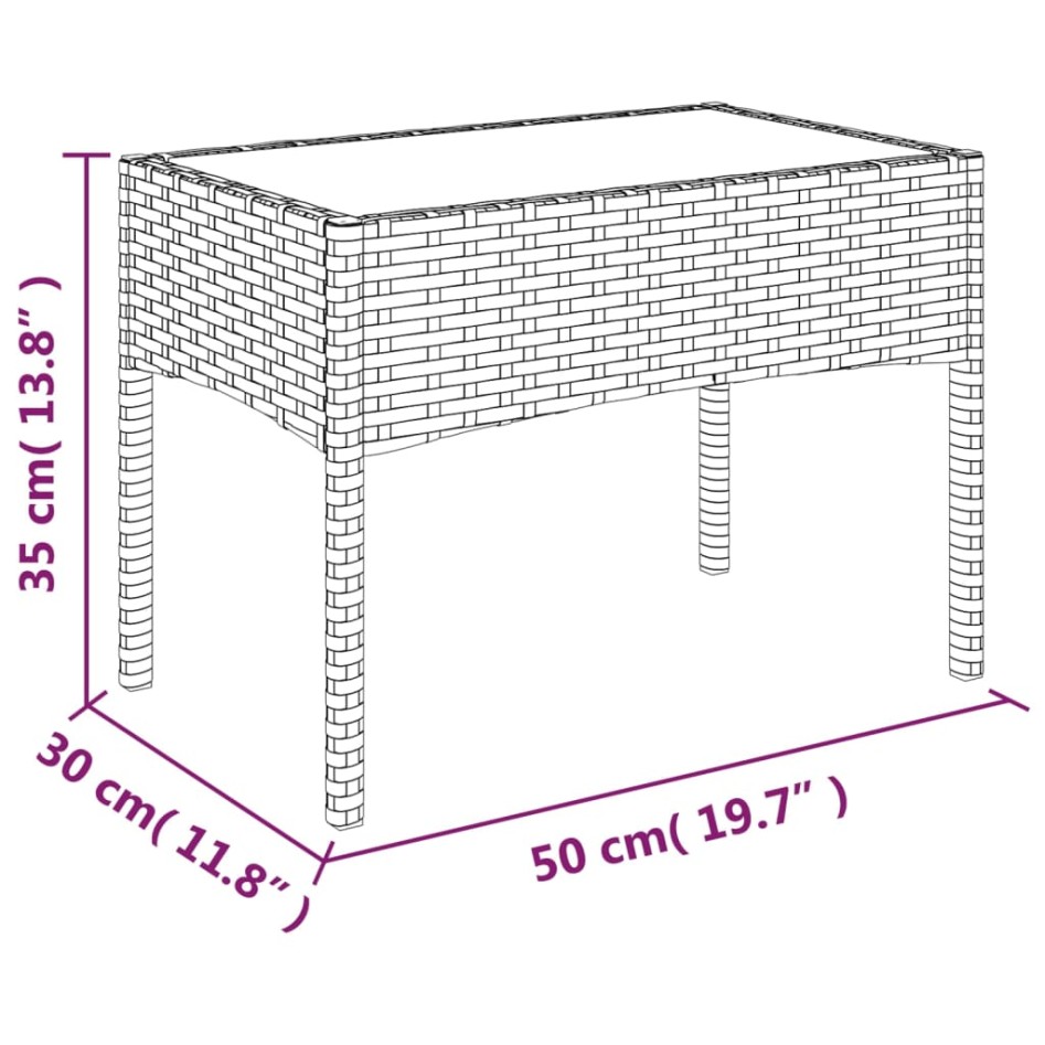 Set de muebles de jardín 4 pzas y cojines ratán sintético