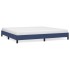 Estructura de cama de tela gris taupe azul 200x200