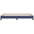 Estructura de cama de tela azul 120x200