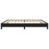 Estructura de cama tela gris claro 200x200