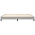 Estructura de cama gris claro tela 200x200