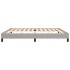 Estructura de cama gris claro tela 200x200