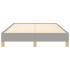 Estructura de cama de tela gris claro 120x200